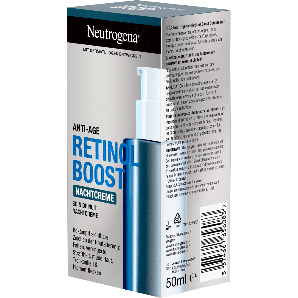 Bild: Neutrogena Anti-Age Nachtcreme Retinol Boost 