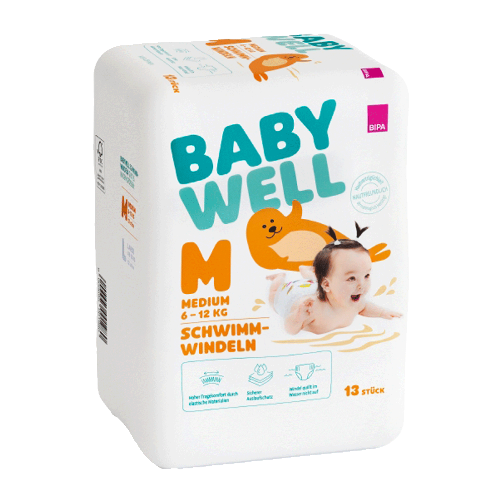 Bild: BABYWELL Schwimmwindeln Medium 6kg - 12kg 