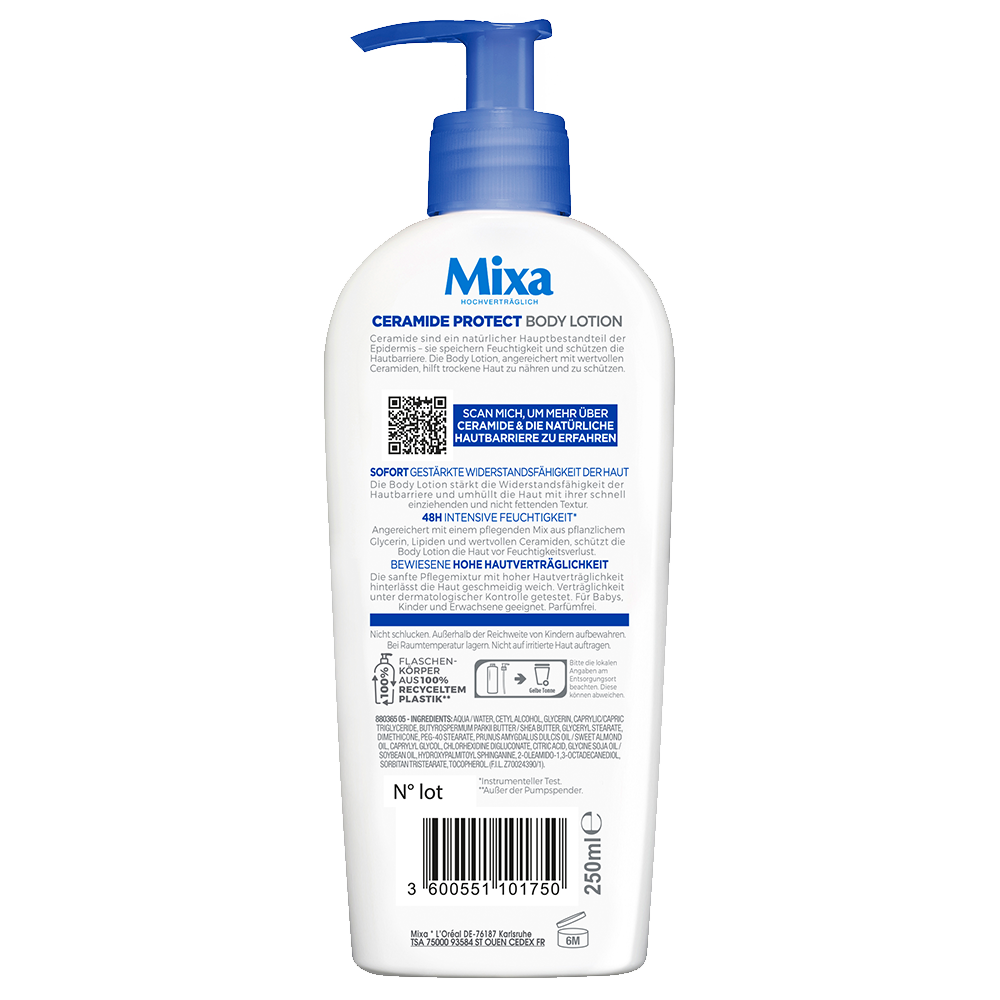 Bild: Mixa Ceramide Protect Bodylotion 