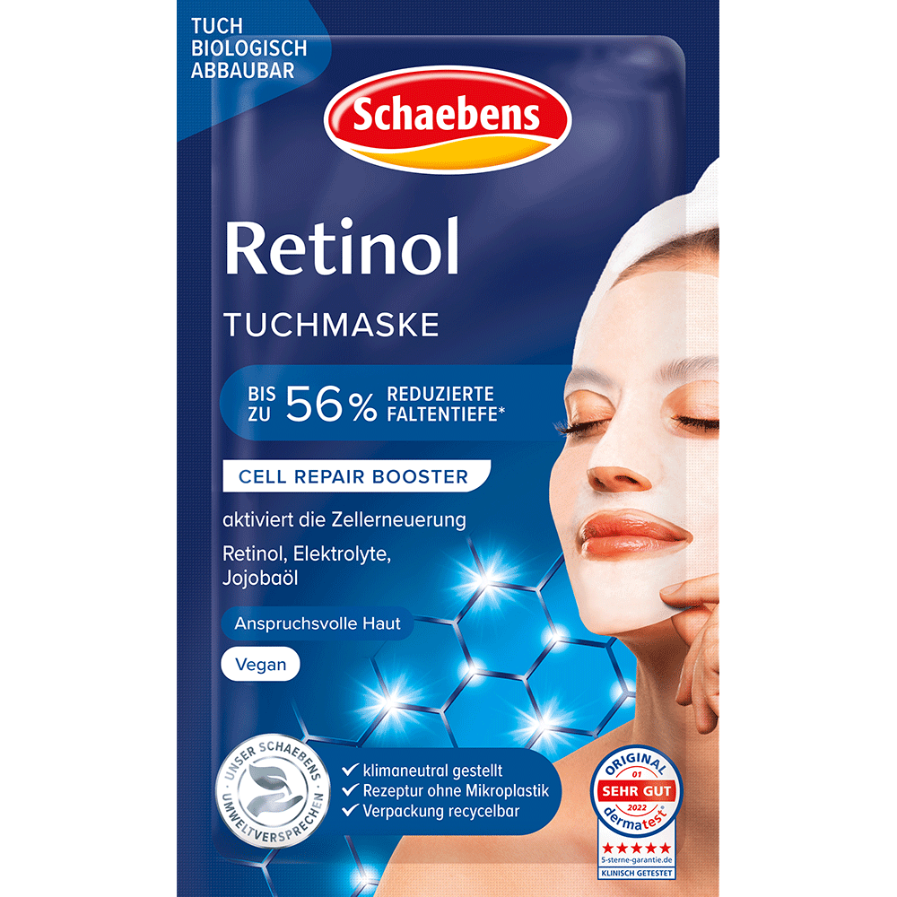 Bild: Schaebens Retinol Tuchmaske 