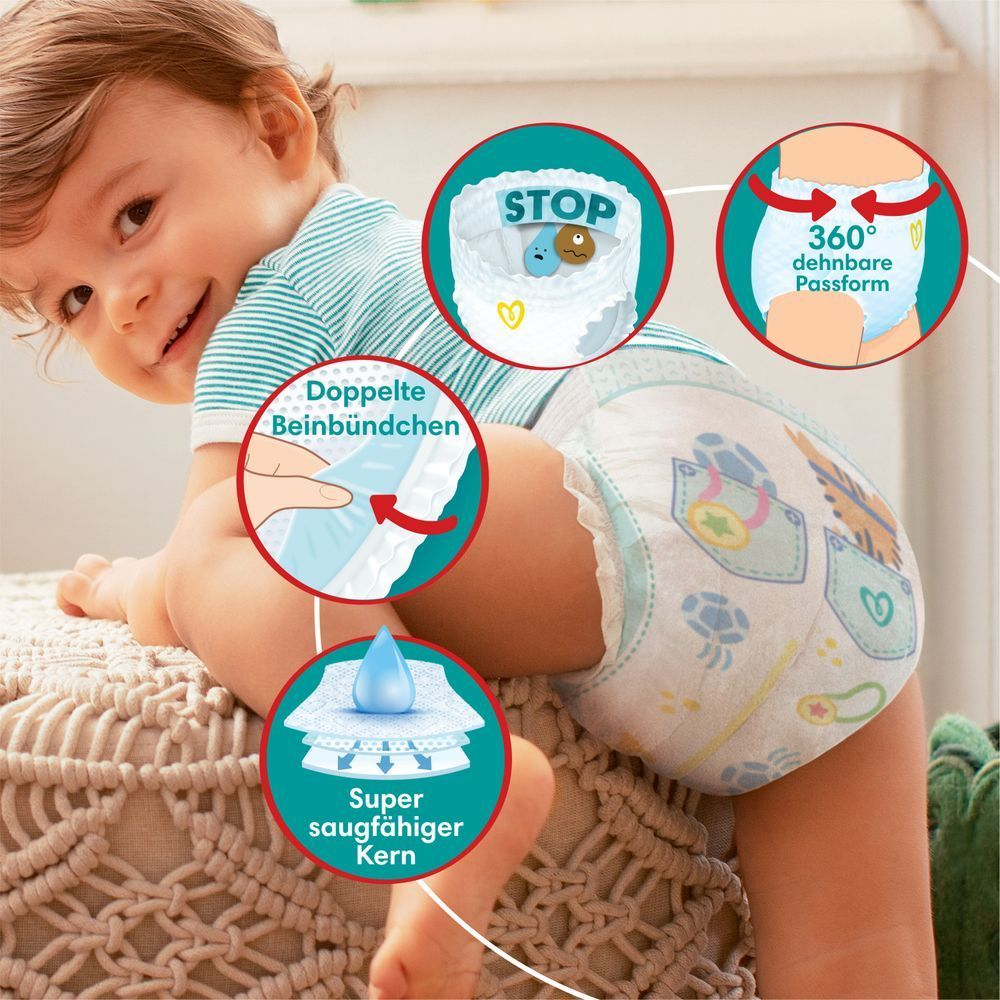 Bild: Pampers Baby-Dry Pants Größe 5, 12kg - 17kg 