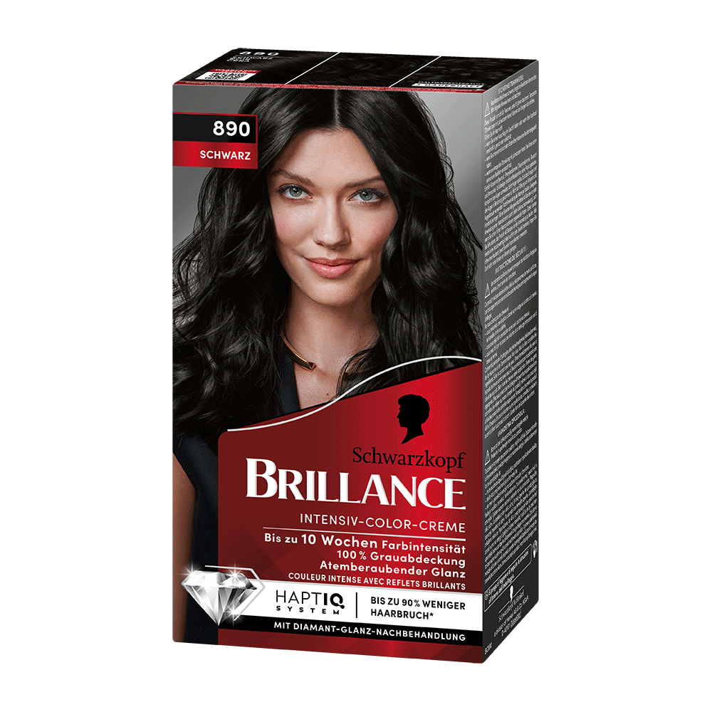 Bild: Schwarzkopf BRILLANCE Intensiv-Color-Creme schwarz