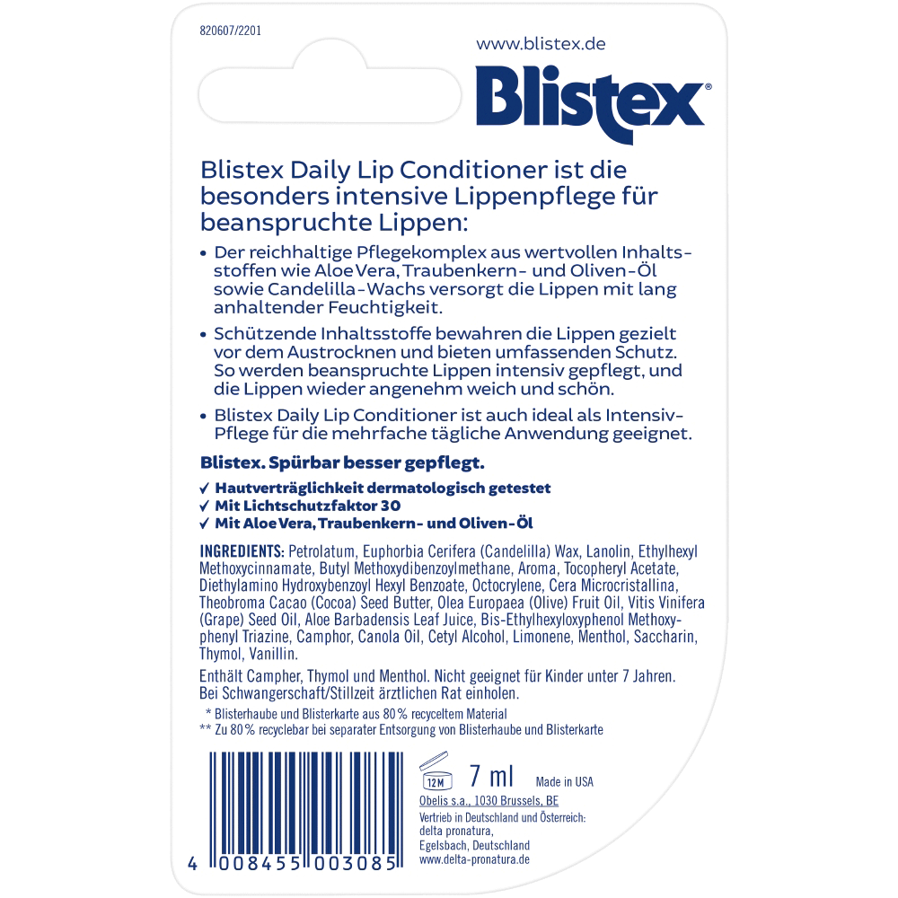 Bild: Blistex Intensive Care Lip Conditioner 