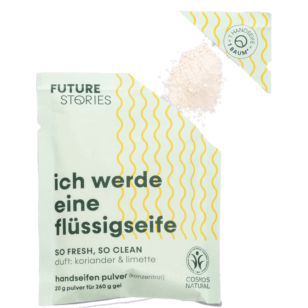 Bild: Future Stories Seife Koriander&Limette Starterset 