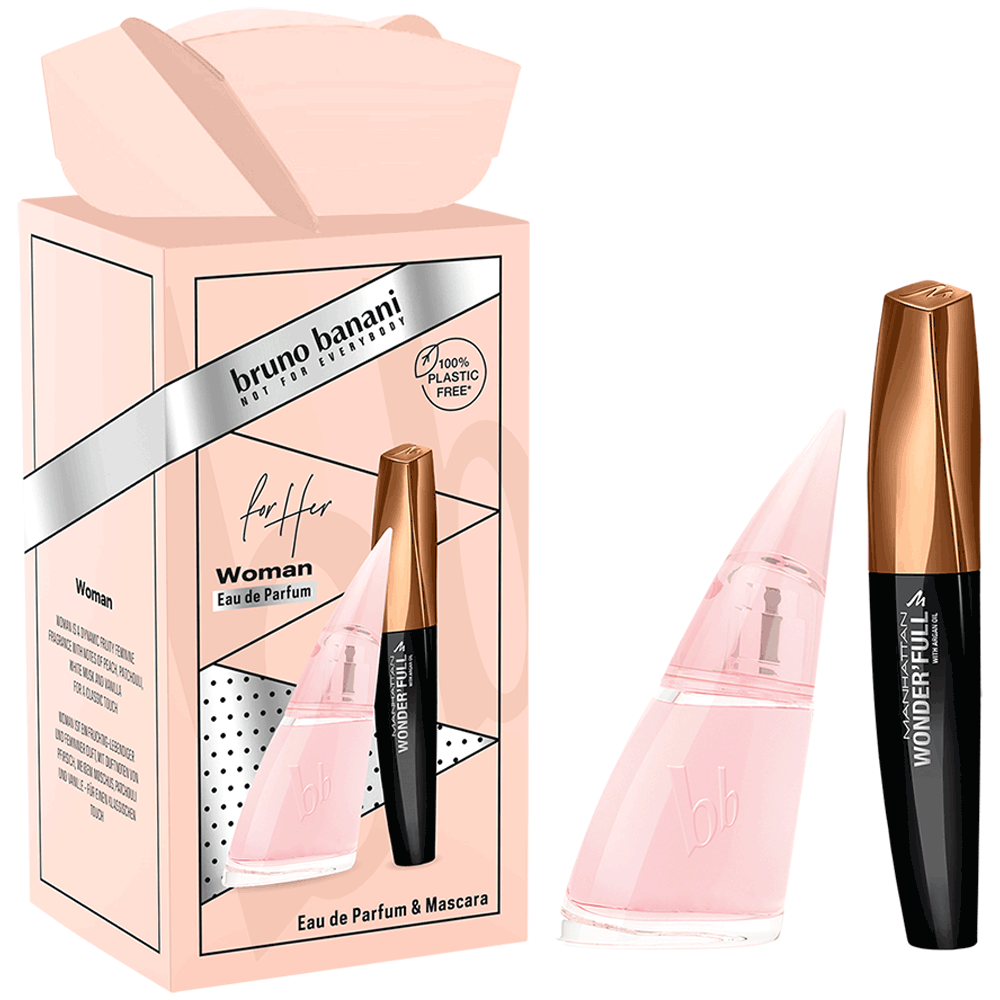 Bild: bruno banani Woman Geschenkset Eau de Parfum 30ml + Manhatten Mascara 