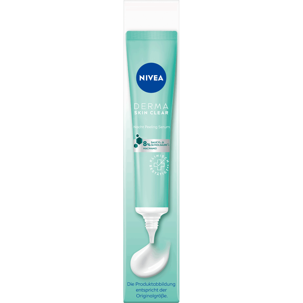 Bild: NIVEA Derma Skin Clear Nacht Peeling Serum 