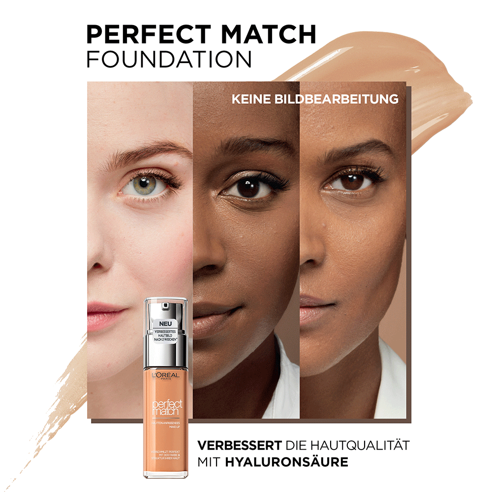 Bild: L'ORÉAL PARIS Perfect Match Make-up Golden Natural