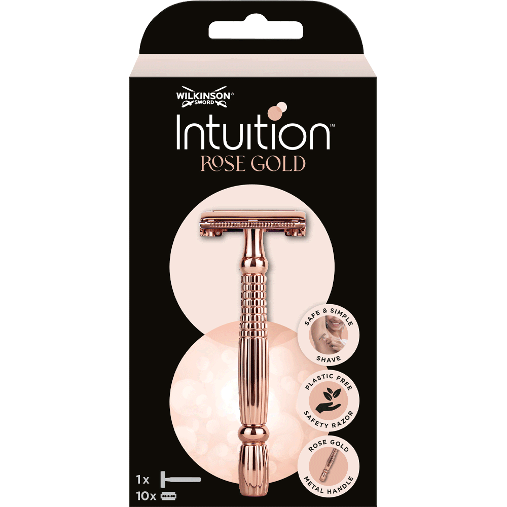 Bild: Wilkinson Intuition Rasierhobel Rose Gold mit 10 Klingen 