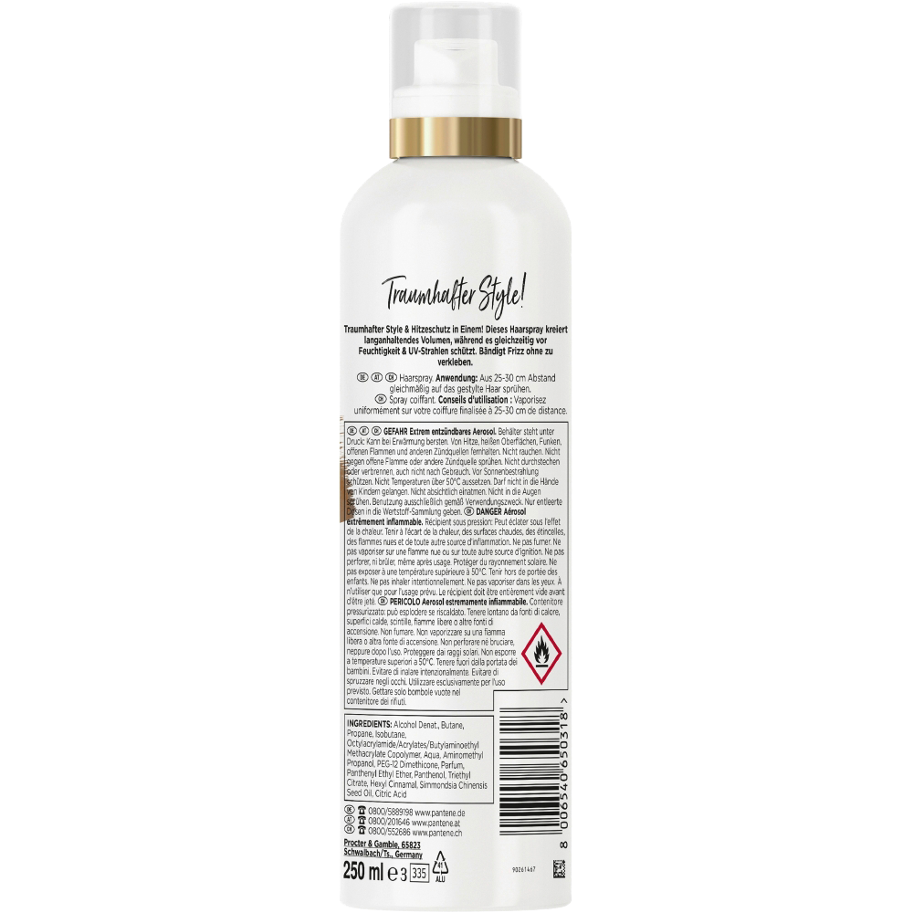 Bild: PANTENE PRO-V Perfect Volume Haarspray Mit Jojobaöl 