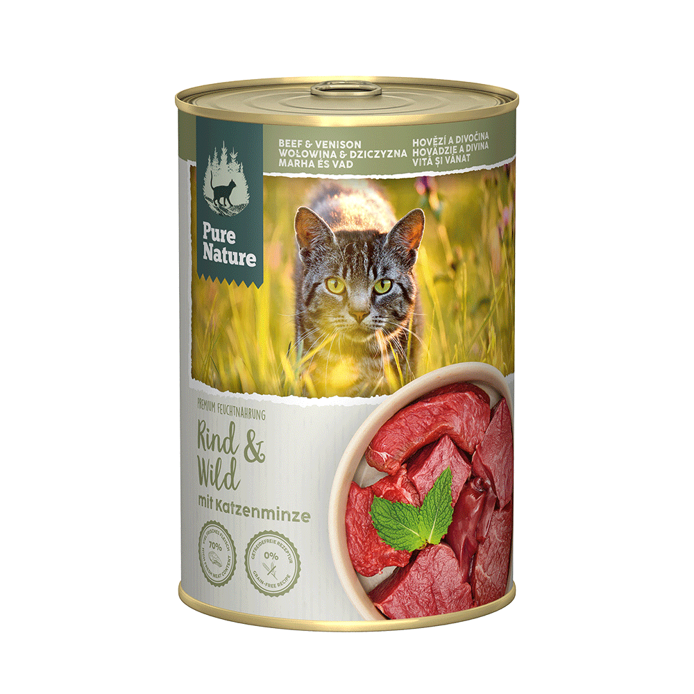 Bild: Pure Nature Rind und Wild mit Katzenminze 