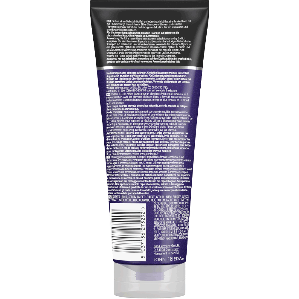 Bild: JOHN FRIEDA Violet Crush Intensiv-Shampoo 