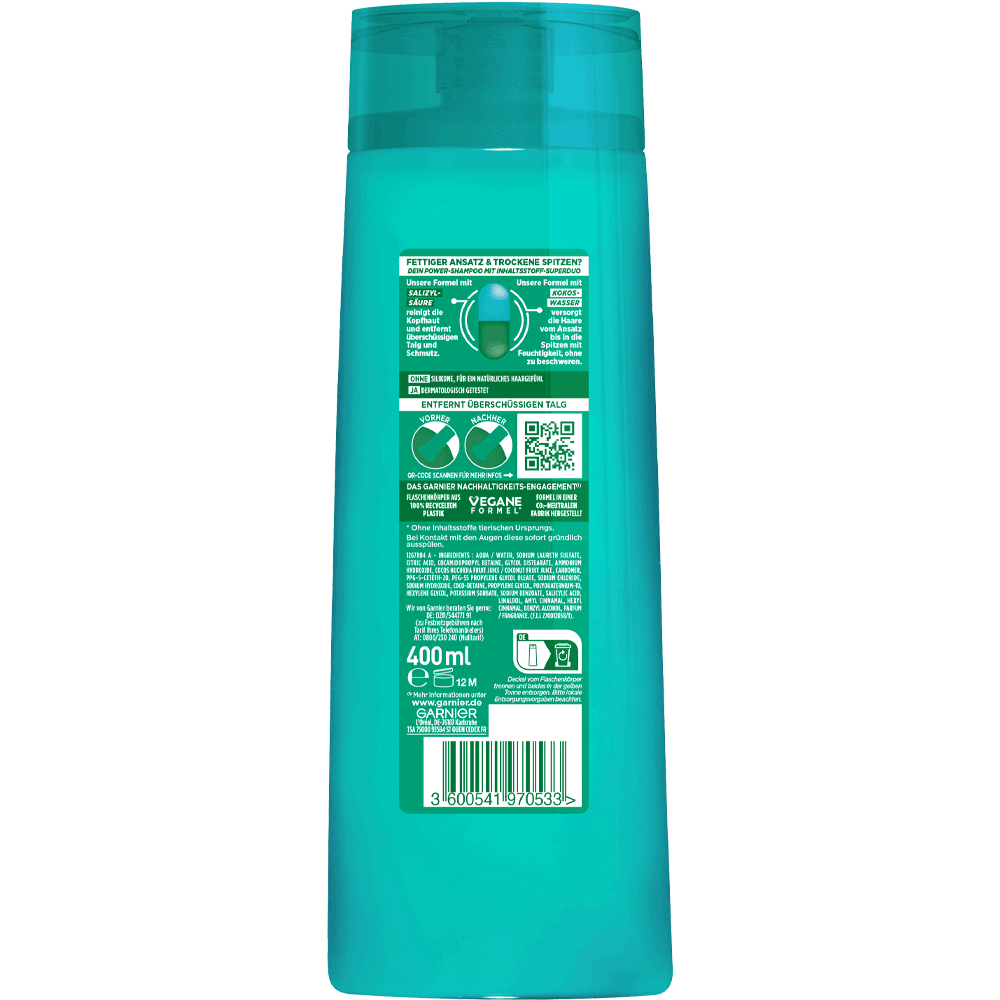 Bild: GARNIER FRUCTIS Shampoo Coco Water XL 