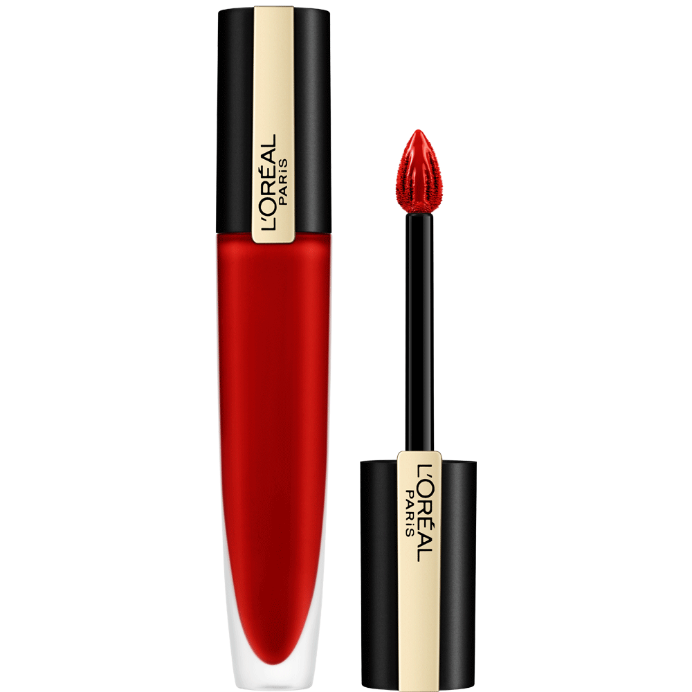 Bild: L'ORÉAL PARIS Rouge Signature Metallic Liquid Lipstick 203