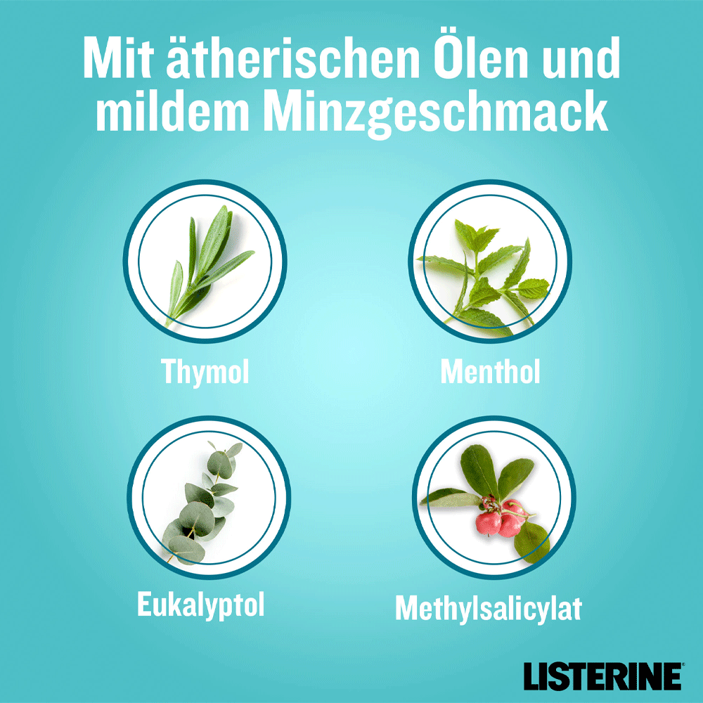 Bild: LISTERINE Mundspülung Cool Mint Mild Milder Geschmack 