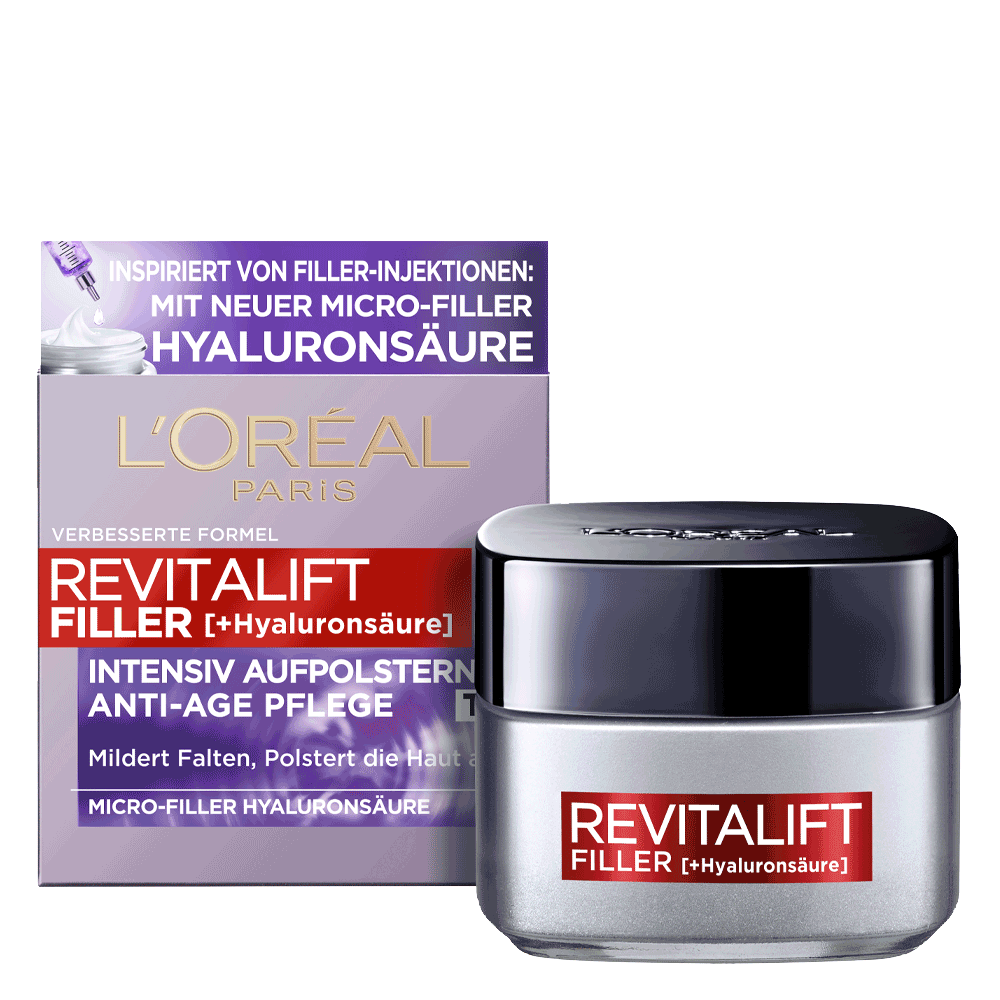 Bild: L'ORÉAL PARIS Revitalift Filler Anti-Age Tagespflege 