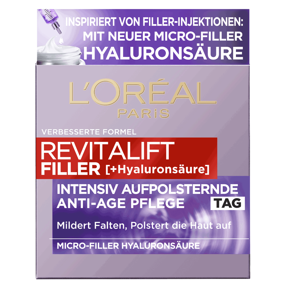 Bild: L'ORÉAL PARIS Revitalift Filler Anti-Age Tagespflege 