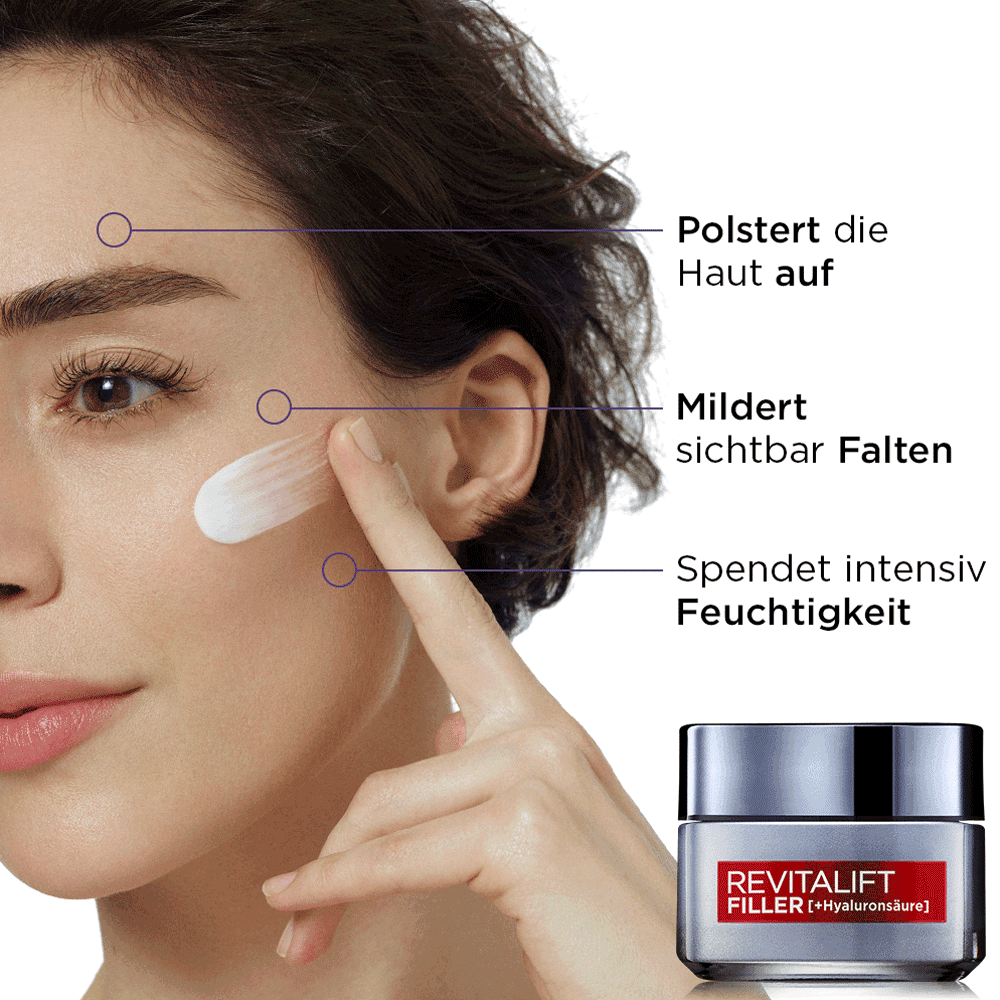 Bild: L'ORÉAL PARIS Revitalift Filler Anti-Age Tagespflege 