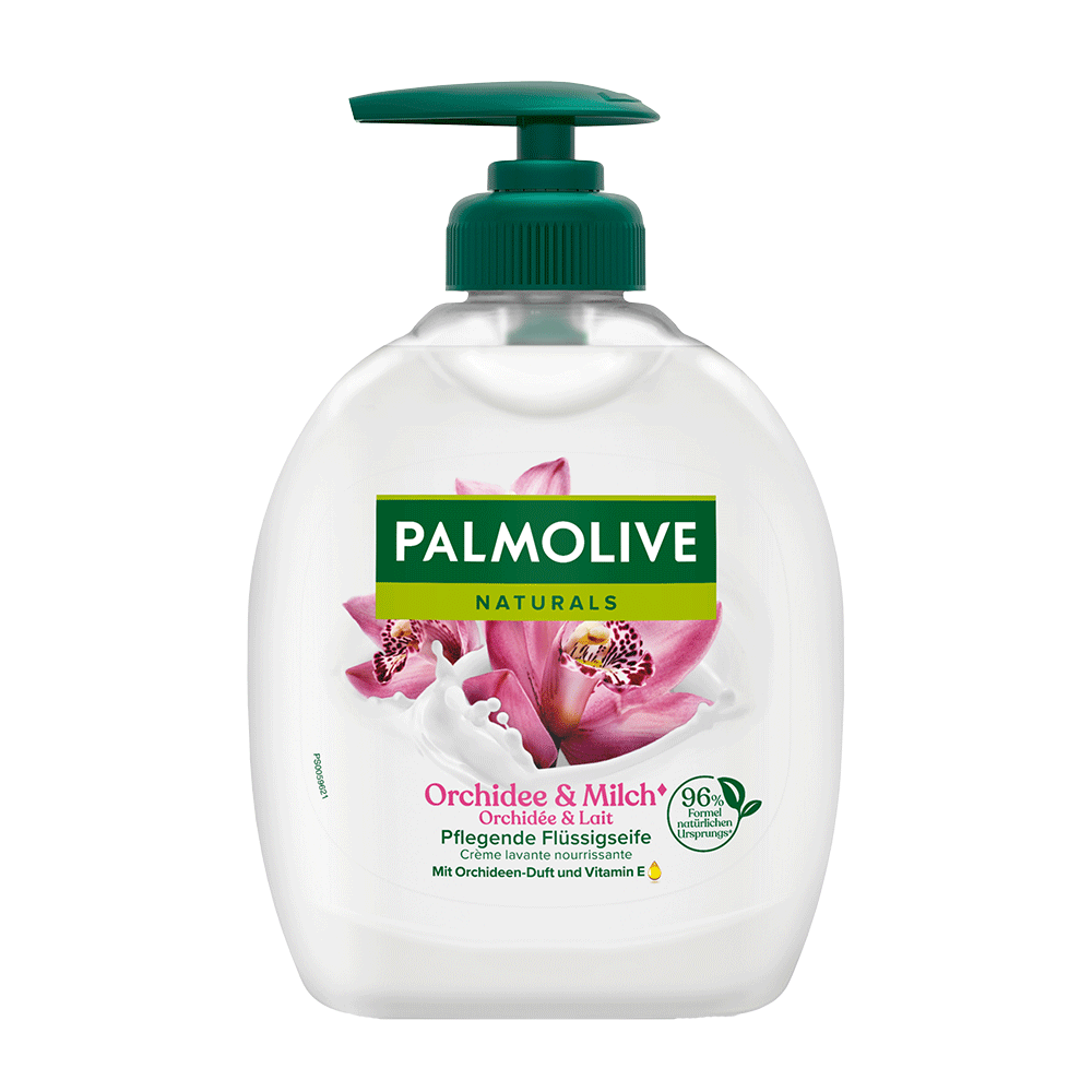 Bild: Palmolive Naturals Flüssigseife Orchidee und Milch 