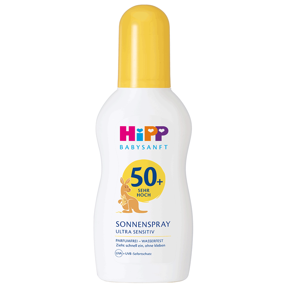 Bild: HiPP Babysanft Kinder Sonnenspray LSF 50+ 