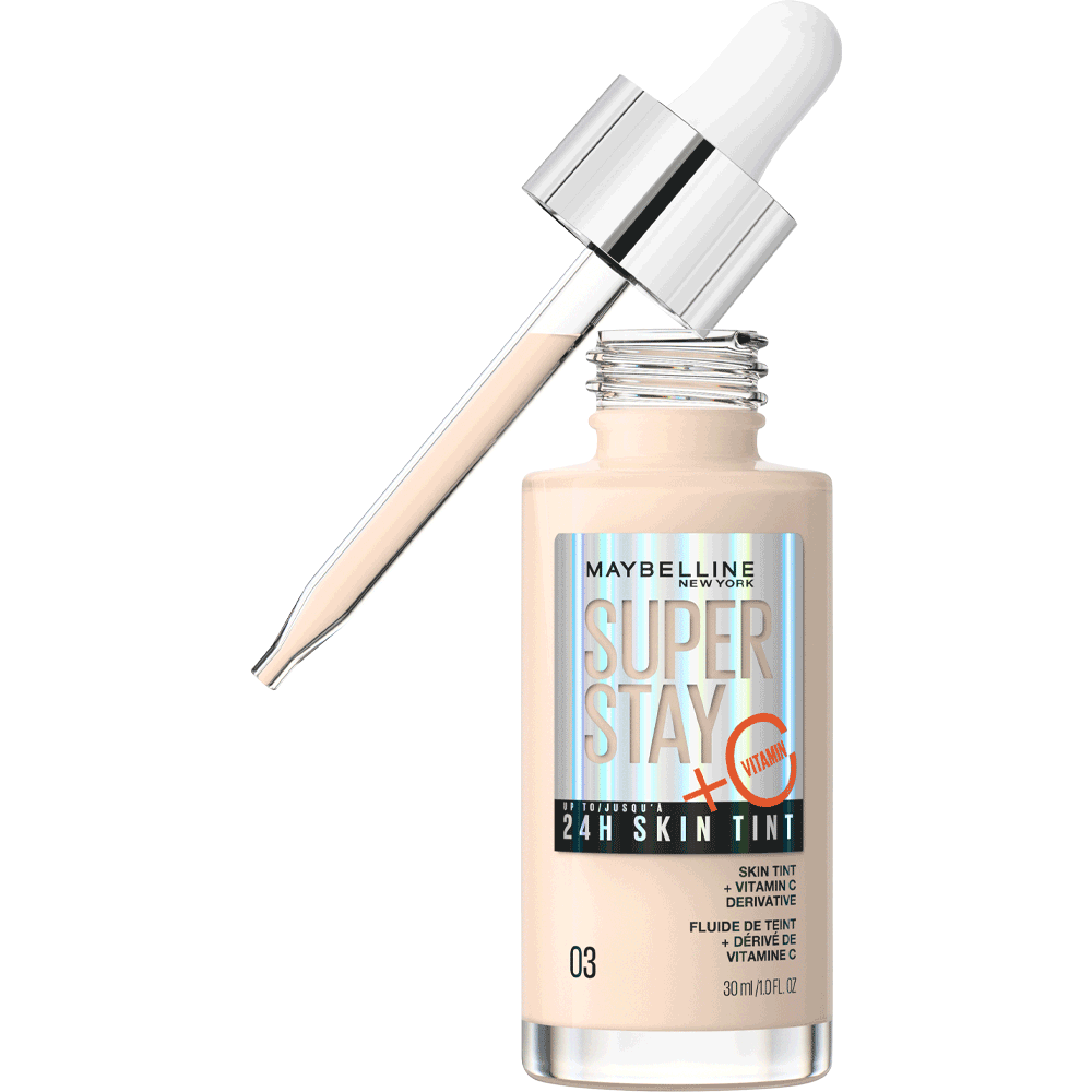 Bild: MAYBELLINE Super Stay 24H Skin Tint Foundation true ivory