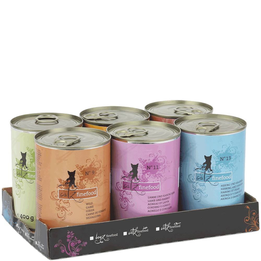 Bild: catz finefood Classic Multipack Dosen Katzenfutter 3-13 