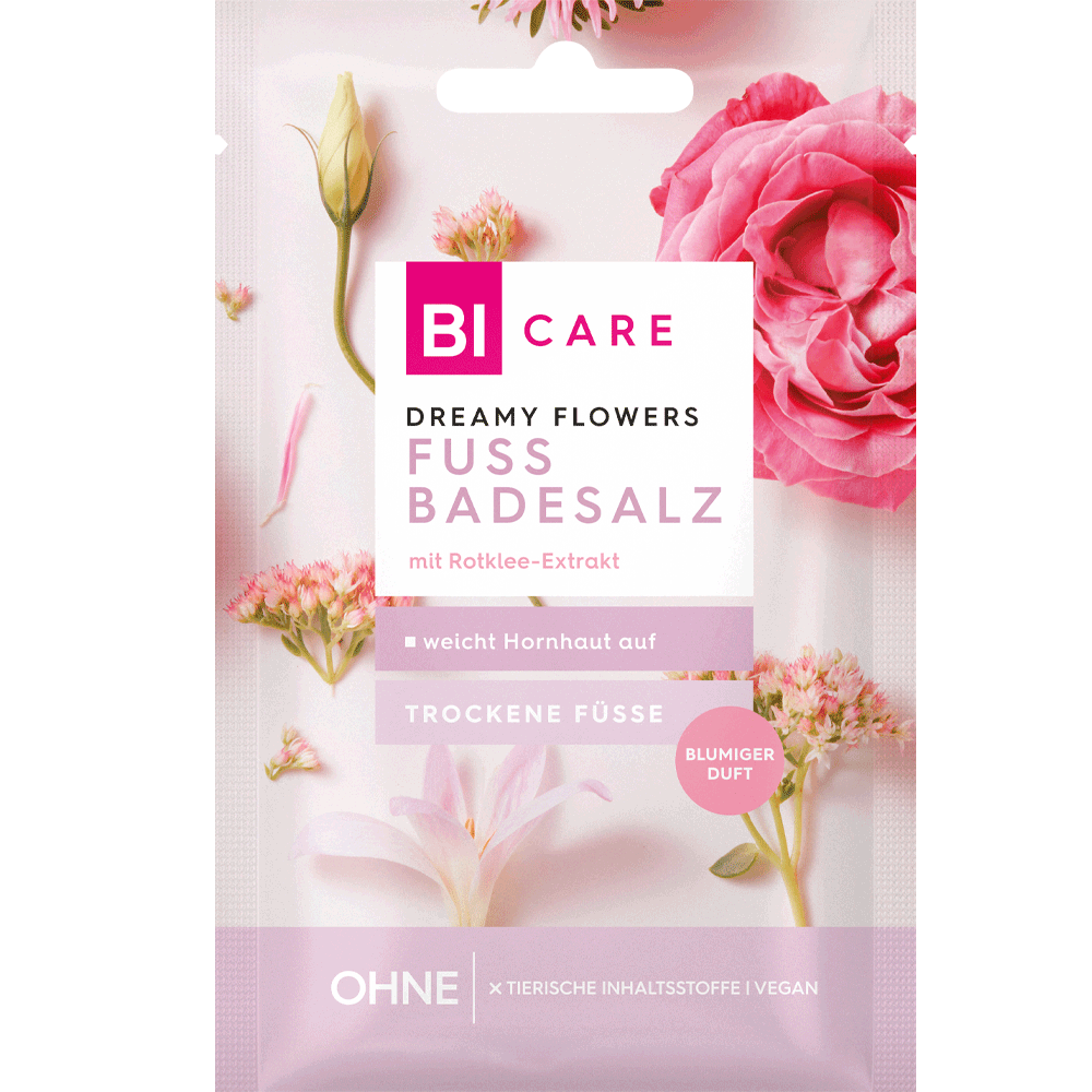 Bild: BI CARE Fussbadesalz Dreamy Flowers 