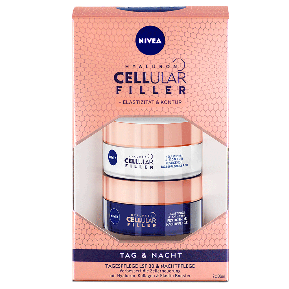 Bild: NIVEA Hyaluron Cellular Filler Tagescreme & Nachtcreme 