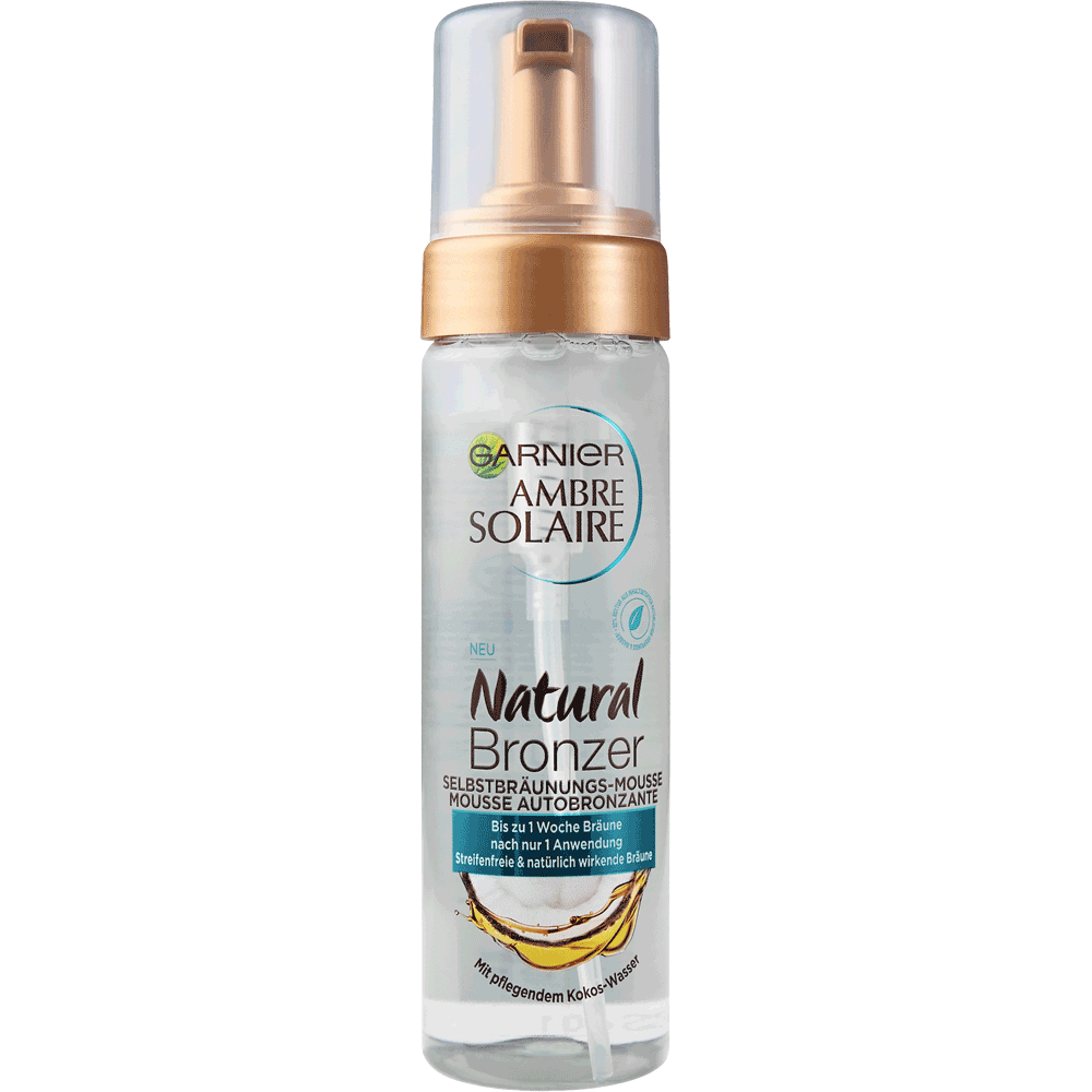 Bild: GARNIER AMBRE SOLAIRE Natural Bronze Selbstbräunungs-Mousse 