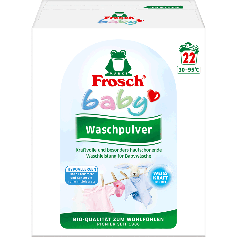 Bild: Frosch Baby Waschpulver 