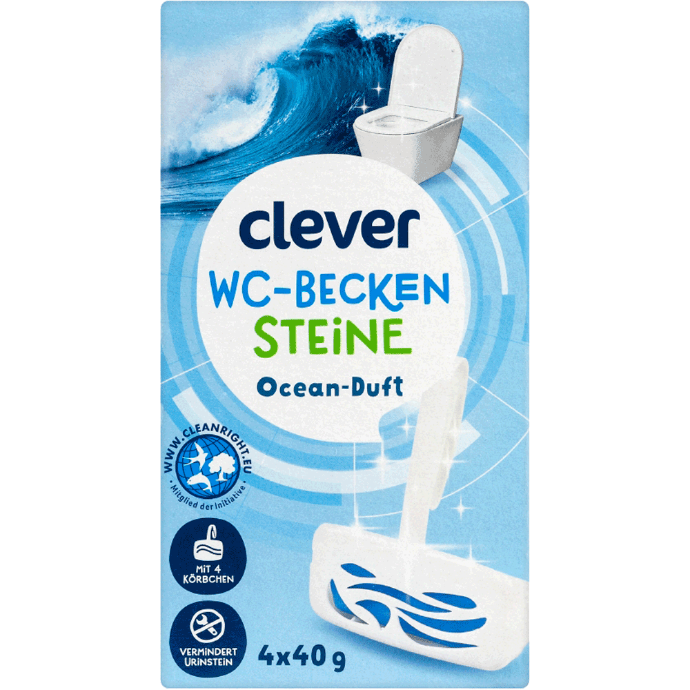 Bild: clever WC Beckensteine Ocean 