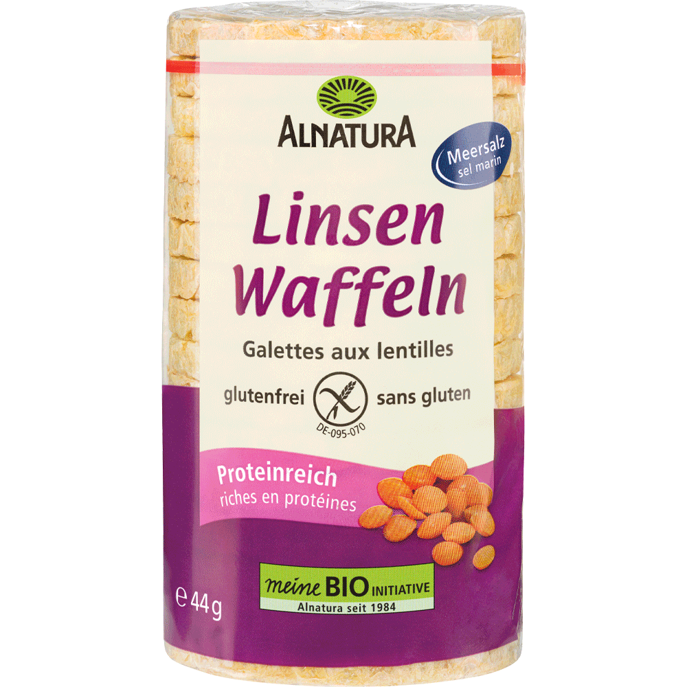 Bild: ALNATURA Linsen Waffeln 