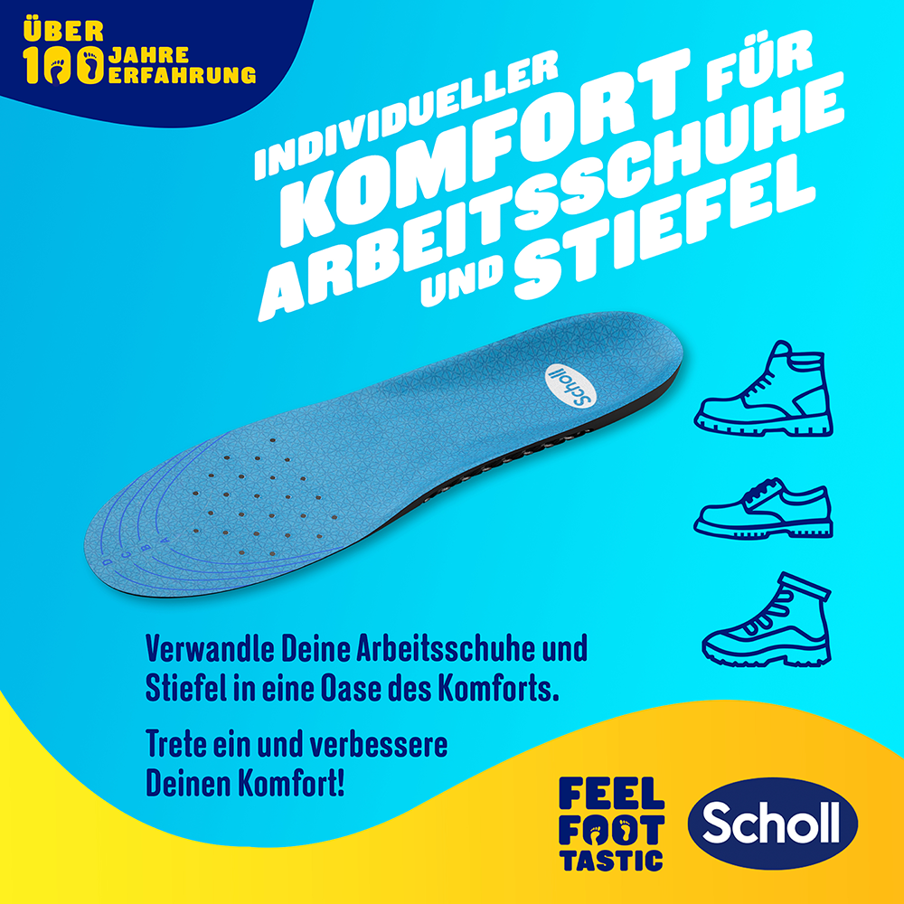 Bild: Scholl GelAktiv Schuhsohle Work 