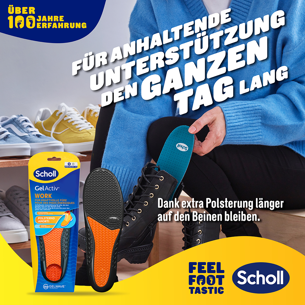 Bild: Scholl GelAktiv Schuhsohle Work 