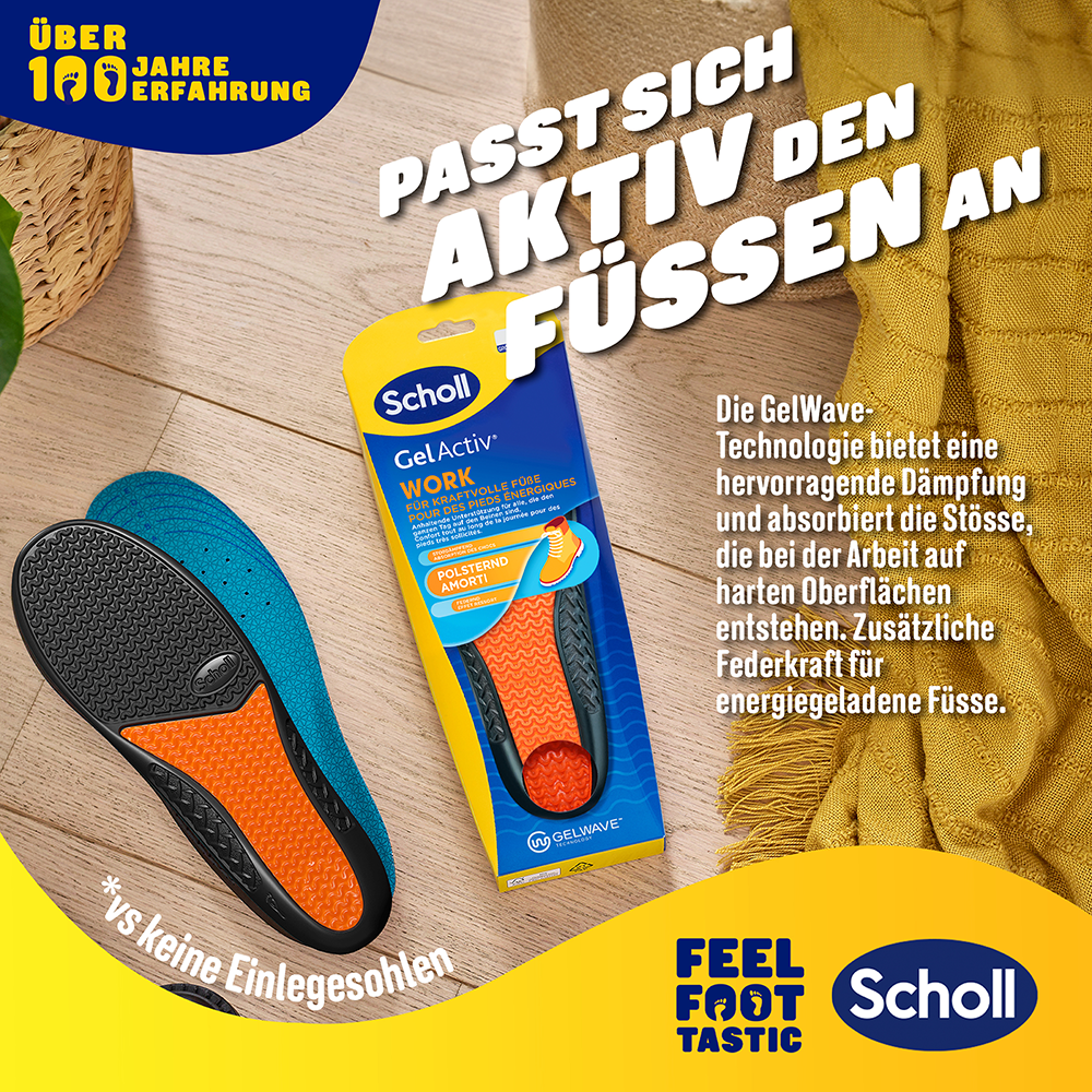 Bild: Scholl GelAktiv Schuhsohle Work 