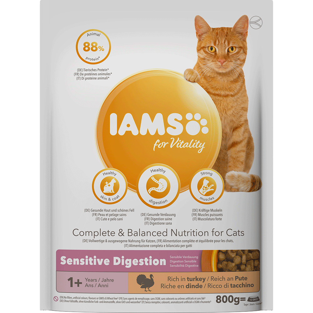 Bild: IAMS For Vitality Sensible Verdauung mit Pute 