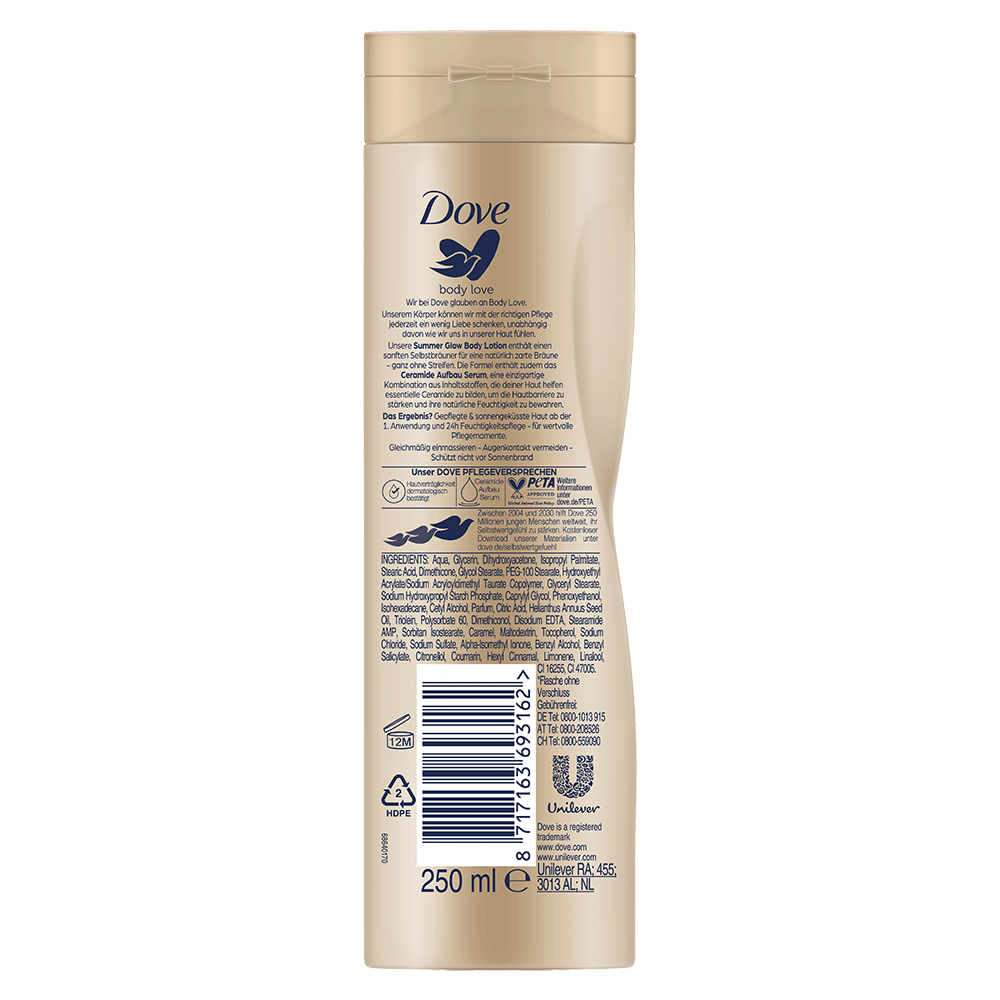 Bild: Dove Bodylotion Summer Glow 