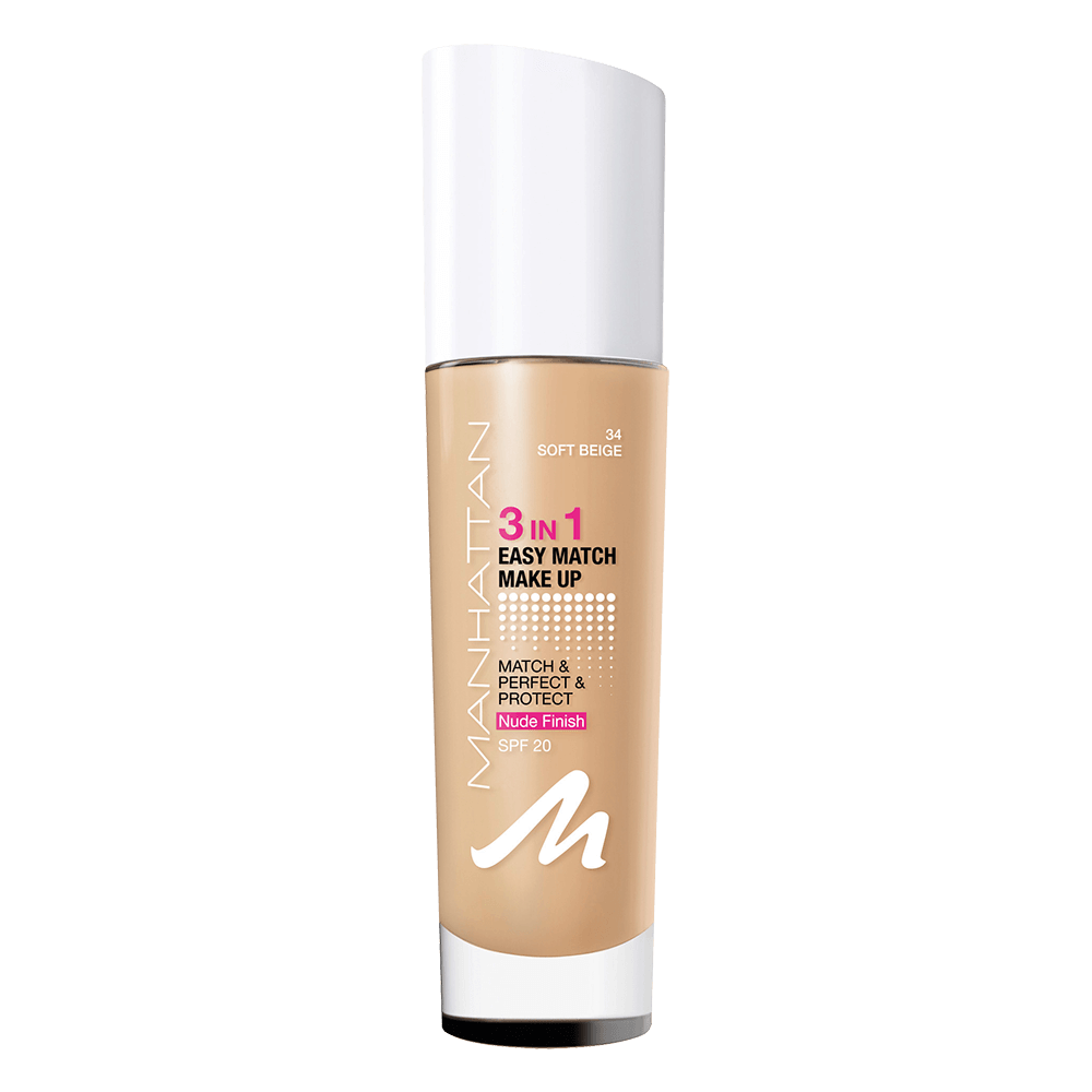 Bild: MANHATTAN 3in1 Easy Match Make Up soft beige