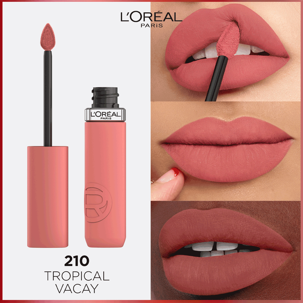 Bild: L'ORÉAL PARIS Infaillible Matte Resistance 16H Lippenstift 210