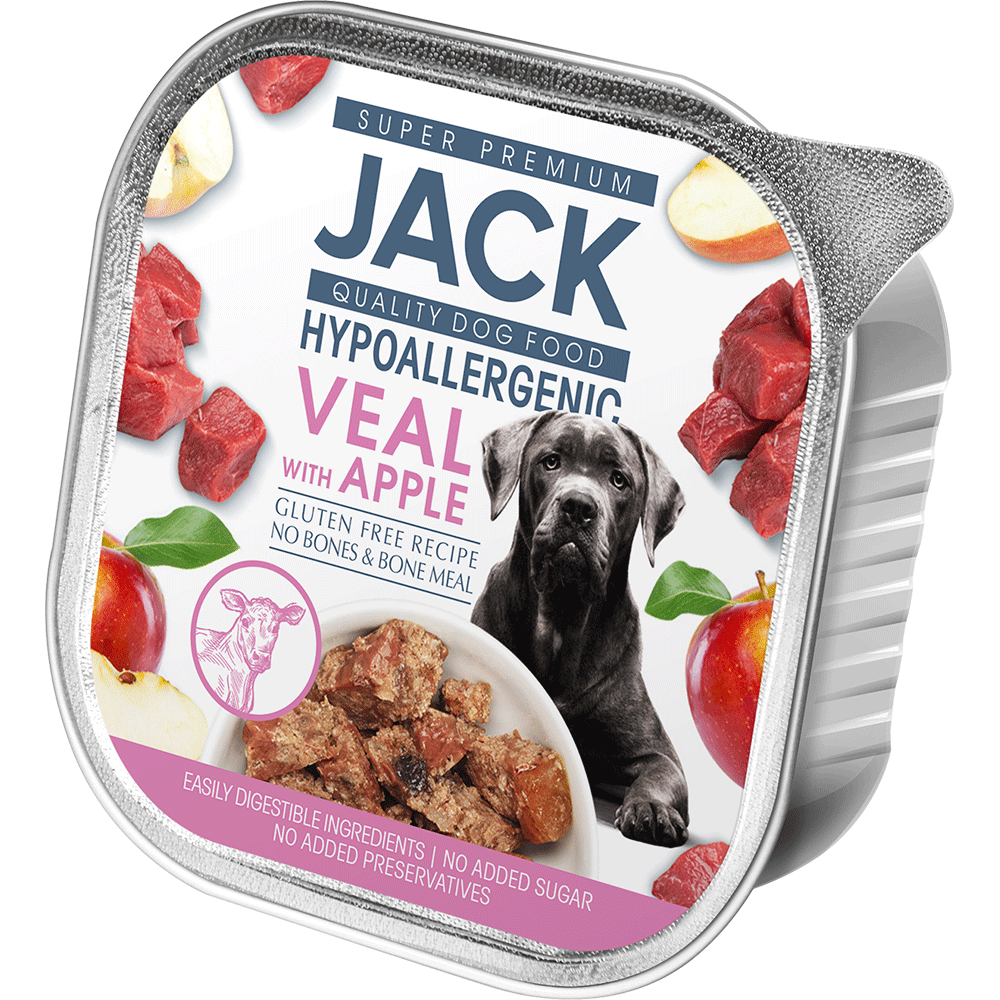 Bild: Jack Hundefutter Hypoallergenic Kalbfleisch mit Apfel 