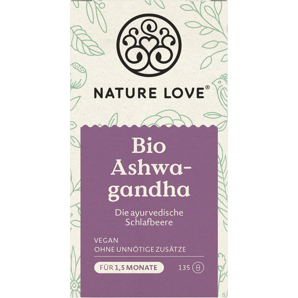 Bild: NATURE LOVE Bio Ashwagandha 