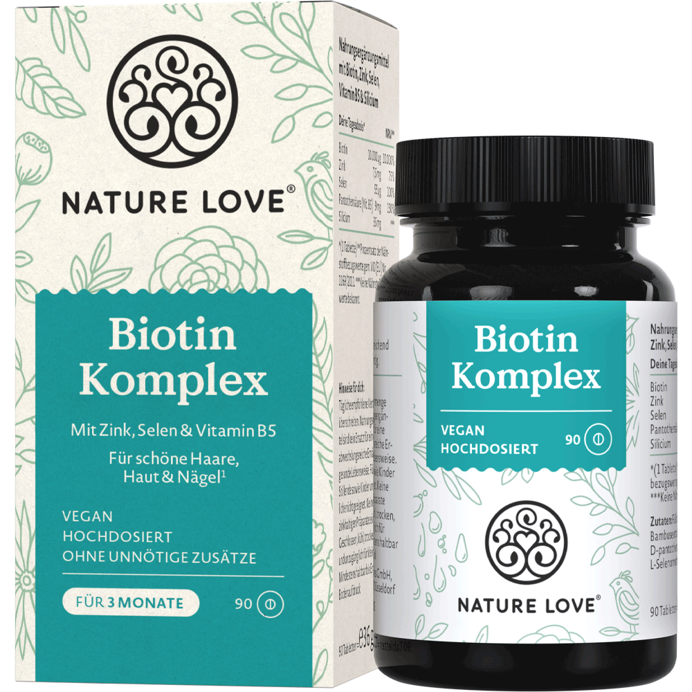 Bild: NATURE LOVE Biotin Komplex 