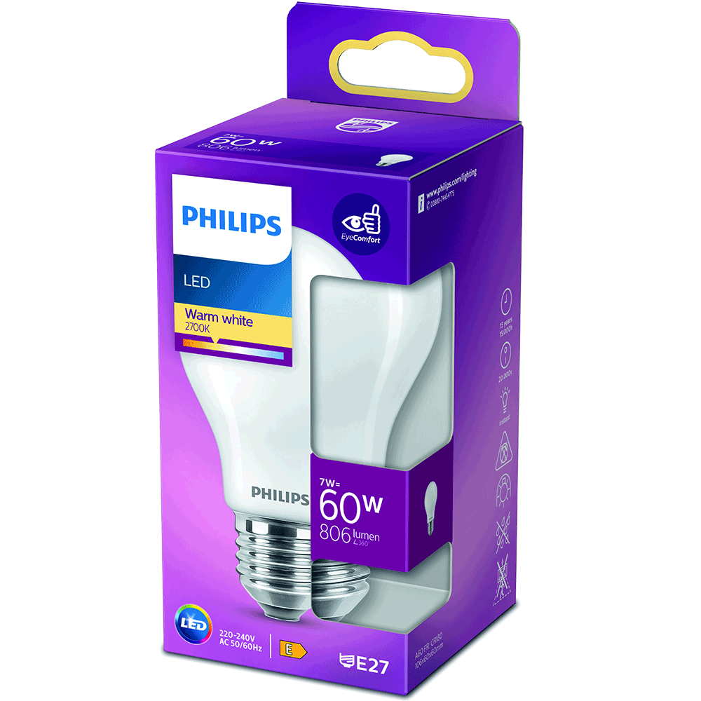 Bild: PHILIPS LED Cassic Lampe 60W 