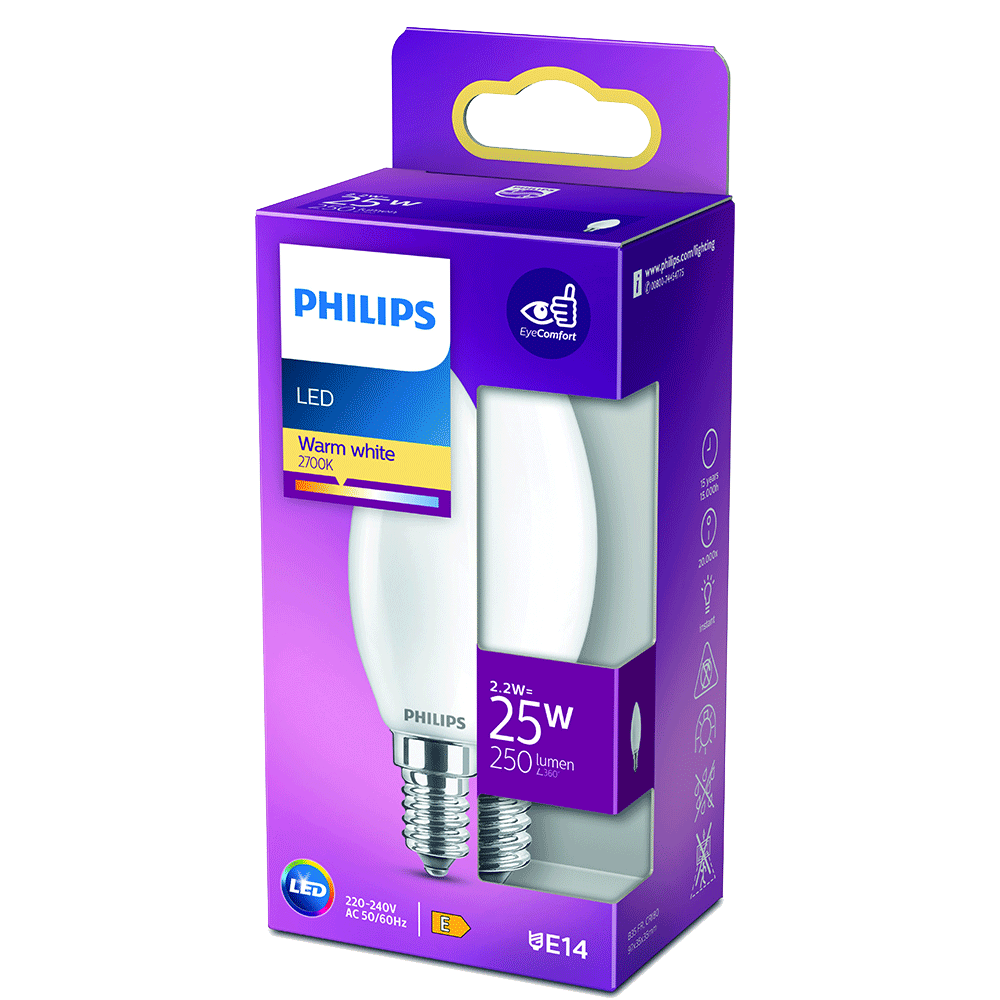 Bild: PHILIPS LED Kerze 25W E14 Matt 