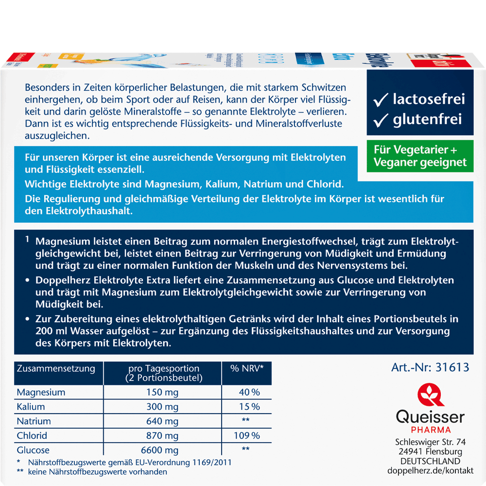 Bild: DOPPELHERZ Elektrolyte Extra 
