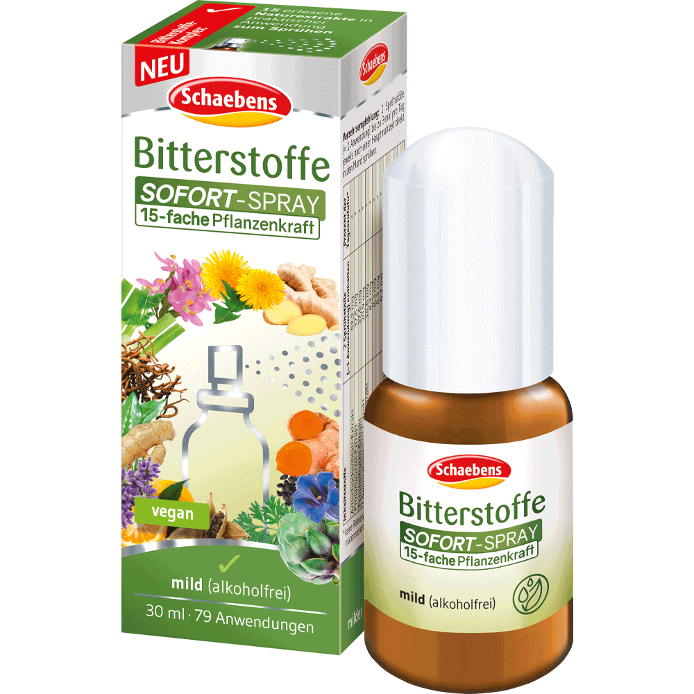 Bild: Schaebens Bitterstoffe Sofort-Spray 