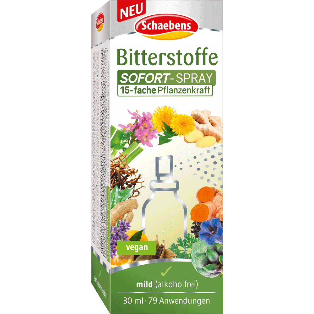 Bild: Schaebens Bitterstoffe Sofort-Spray 