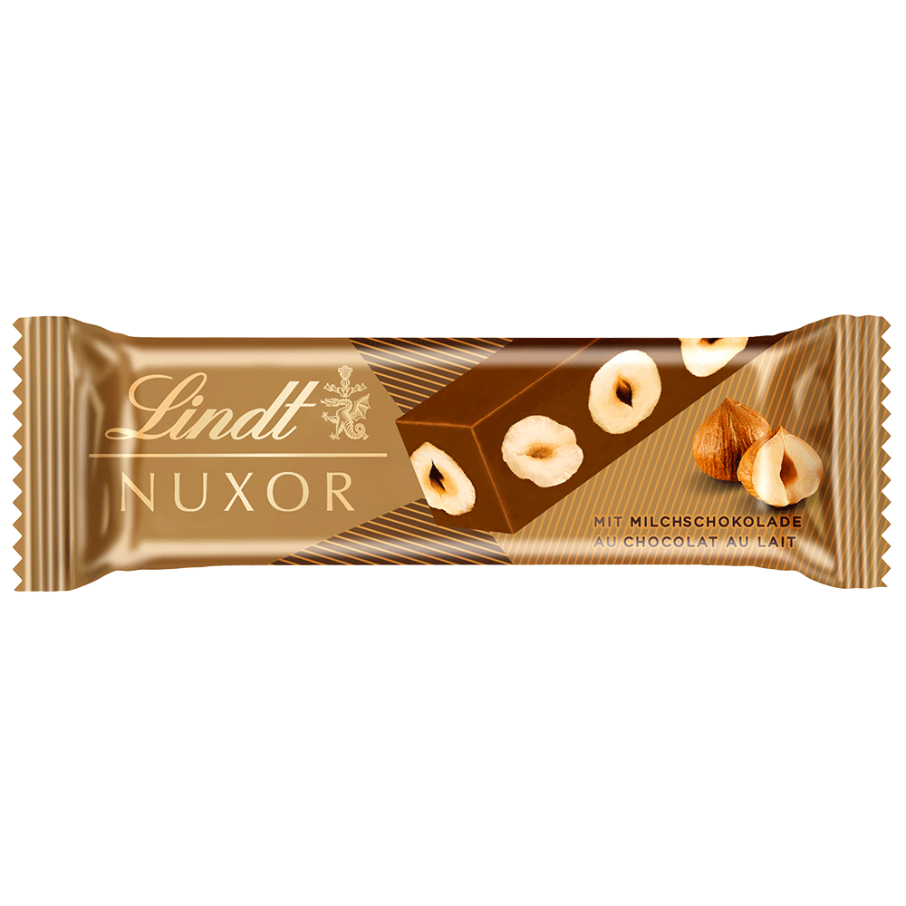 Bild: Lindt Nuxor Milchschokolade 