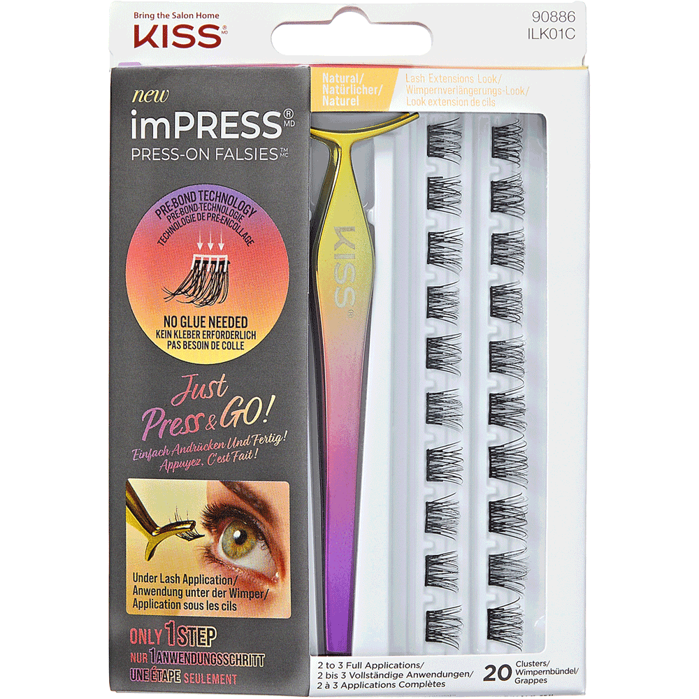 Bild: KISS imPRESS Press-On Falsies Lashes Natural 