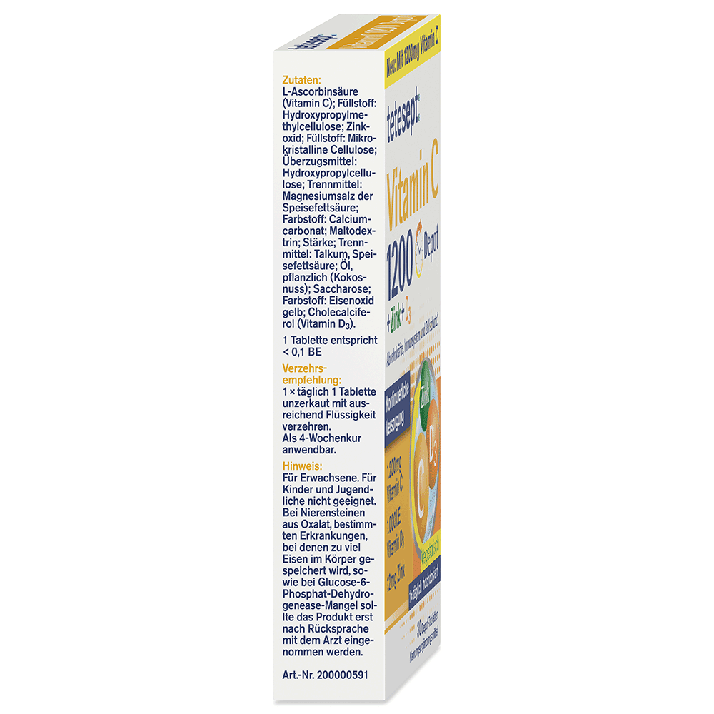 Bild: tetesept: Vitamin C 1200 Depot 