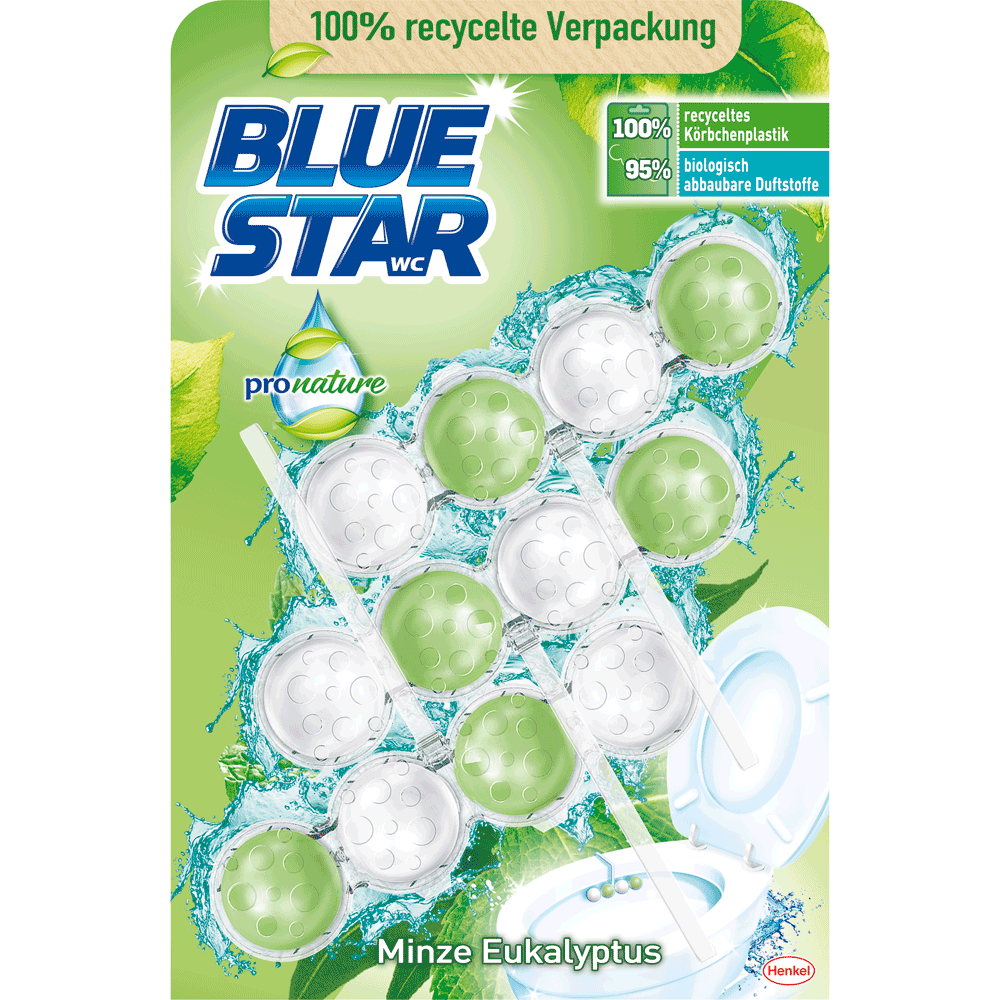 Bild: Blue Star WC-Steine Minze Eukalyptus 